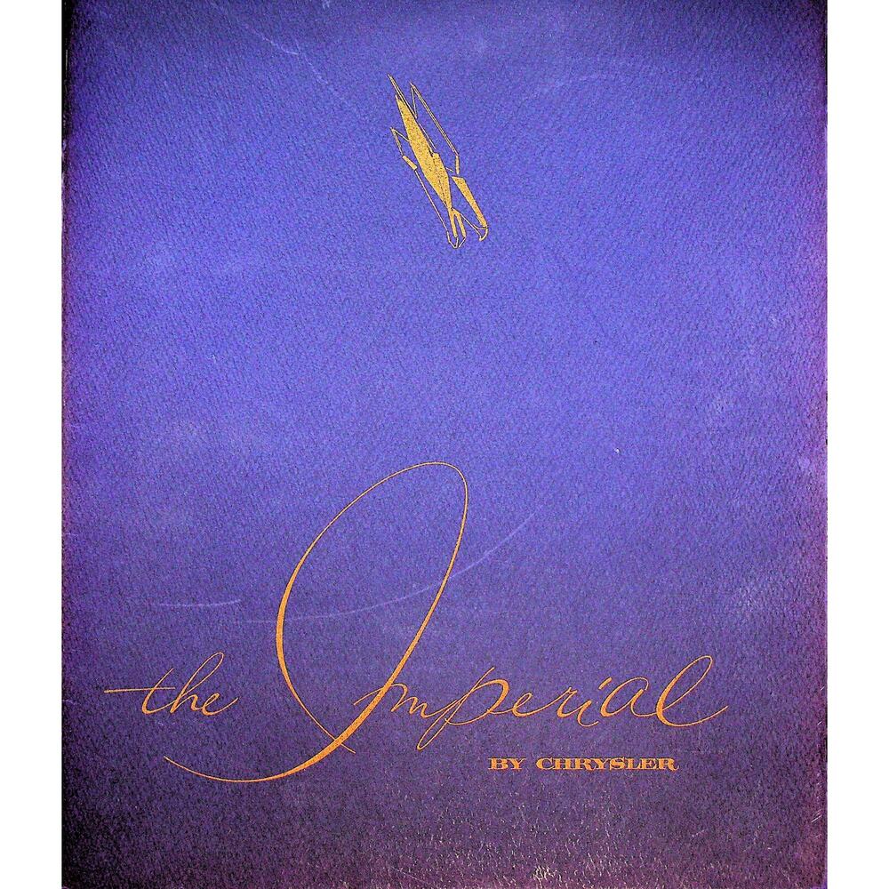 1954 Chrysler Imperial Original Promotional Brochure - Sedan Newport